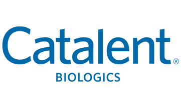 Logo of Catalent Biologics, presented in a bold, simple blue font, emphasizing the company's focus on biotechnological innovations and solutions.